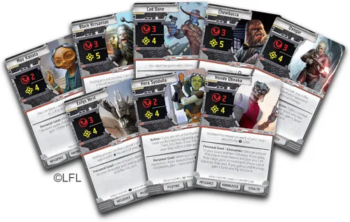 Vista 4 de Asmodee Star Wars: Outer Rim - Expansión Negocios Pendientes - Juego de estrategia, juego de aventura para niños y adultos, mayores de 14 años, 1-4