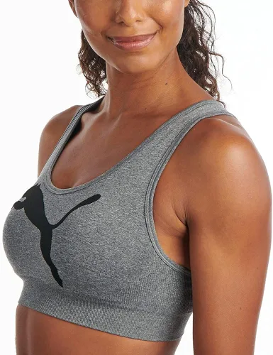 Vista 3 de PUMA - Brasier deportivo sin costuras para mujer