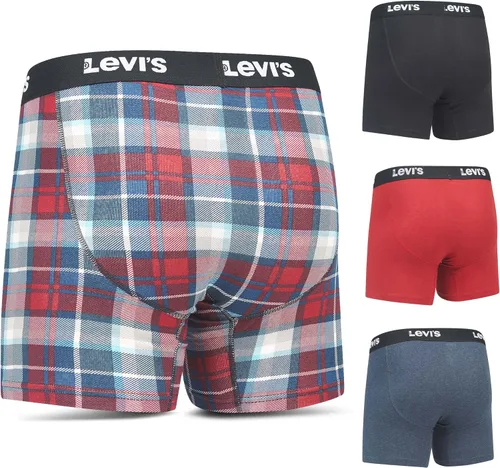 Vista 2 de Levi's Mens Boxer Briefs Breathable Stretch Underwear 4 Pack