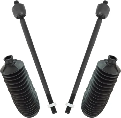 Vista 196 de TRQ Kit de dirección delantera con barra de acoplamiento de fuelle de piñón y cremallera compatible con Toyota Echo 2000-2005