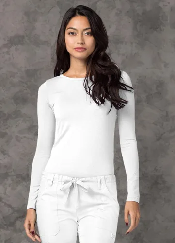 Vista 8 de Adar Underscrubs - Camiseta de manga larga para mujer, 2