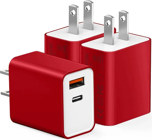 Vista 14 de Cargador de pared USB C, 100 W, 6 puertos PD rápido, bloque de carga USB C, 3USB C+3USB A, bloque de carga, adaptador de tira de alimentación tipo
