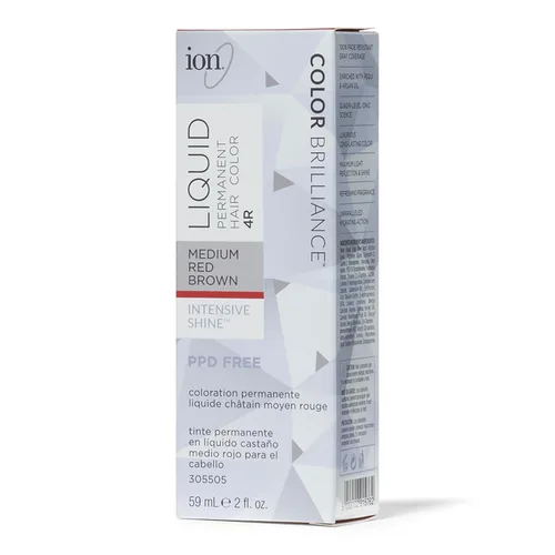 Vista 40 de ion 3R - Tinte líquido permanente para el cabello castaño oscuro 3R Rojo Oscuro Marrón