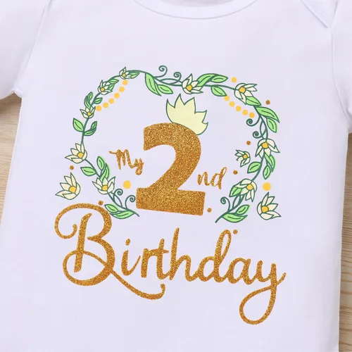 Vista 68 de ODASDO Conjunto de 3 piezas con temática de animla para bebé niña