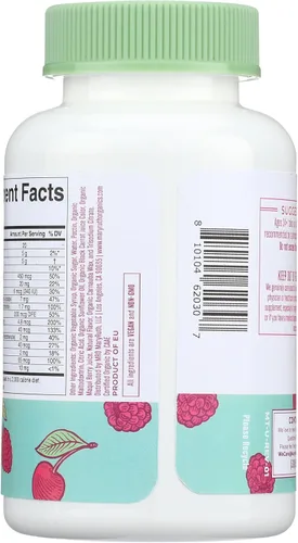Vista 4 de MaryRuth Organics Multivitamínico para mujeres 14 Gomitas multivitamínicas para mujeres para apoyo inmunológico Salud de la piel Sin azúcar