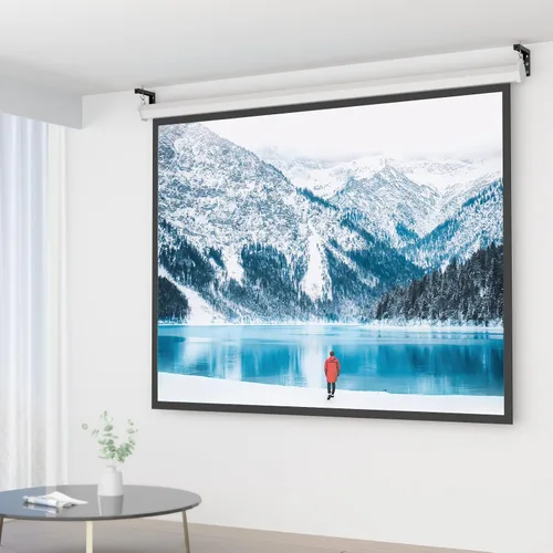 Vista 2 de WALI Soporte Universal para Pantalla de Proyector de Techo, Soporte de Montaje en Pared con Soportes en L, Extensión Ajustable de 6 Pulgadas con Kit