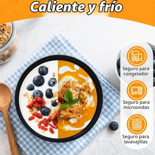 Vista 5 de 150 Piezas Recipientes Apilables para Preparación de Comidas en Cuenco, Cuencos de Comida para Llevar Reutilizables, Cuencos Desechables Negros