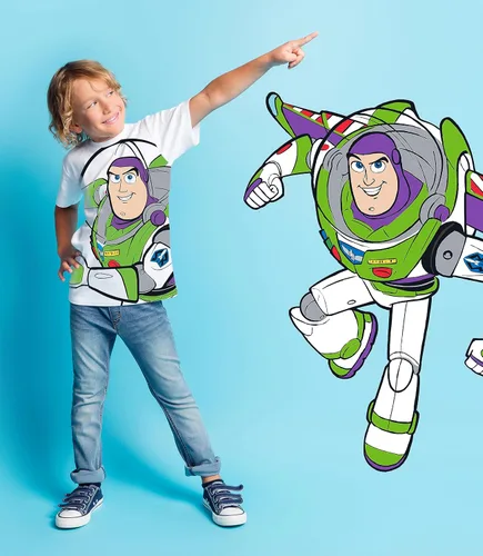 Vista 4 de Toy Story Pixar T-Shirts (3 Pack) Woody Buzz Lightyear & Rex - Toddlers to Kids