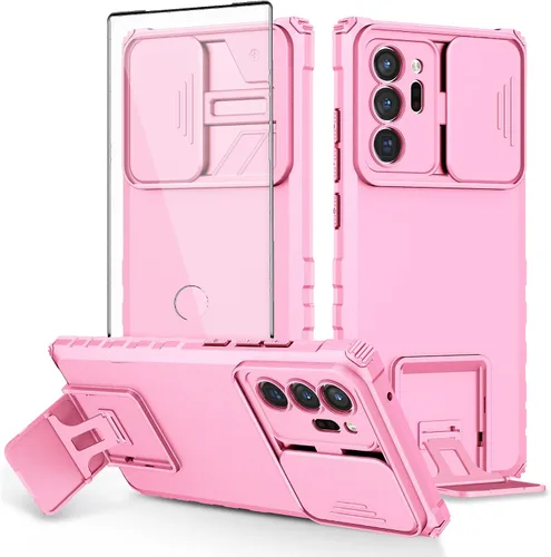 Vista 11 de Asuwish Funda para teléfono Samsung Galaxy Note 20 Ultra 5G con protector de pantalla y cubierta para cámara deslizante con soporte para celular