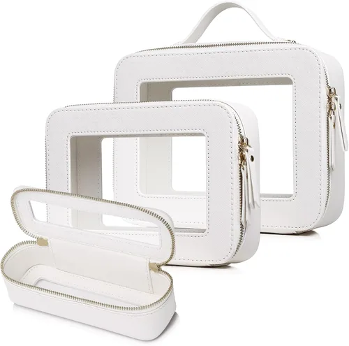 Vista 55 de Bolsa de maquillaje transparente (negro L)