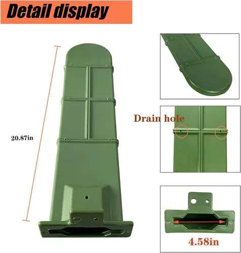 Vista 5 de Soporte universal para motosierra con kit de montaje para tractores, ATV, UTV, camiones, vehículos utilitarios, kit de soporte de motosierra