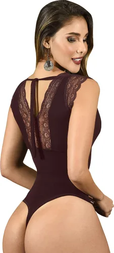 Vista 2 de Fiorella Shapewear Body adelgazante a la moda, blusa de tanga, fajas colombianas, reductoras, blusas moldeadoras 708W
