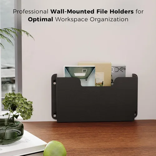 Vista 5 de OSKIE DR POCKET RACK - Estante para archivos de pared, bolsillo único, organizador de metal para documentos de tamaño carta, organizador