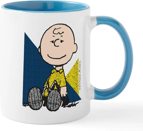 Vista 7 de CafePress Charlie Brown Philosophy Mug - Taza de café de cerámica de 11 oz (11.0 fl oz)