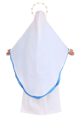 Vista 2 de Disfraz de María del Pesebre para Mujer Talla Plus Multicolor