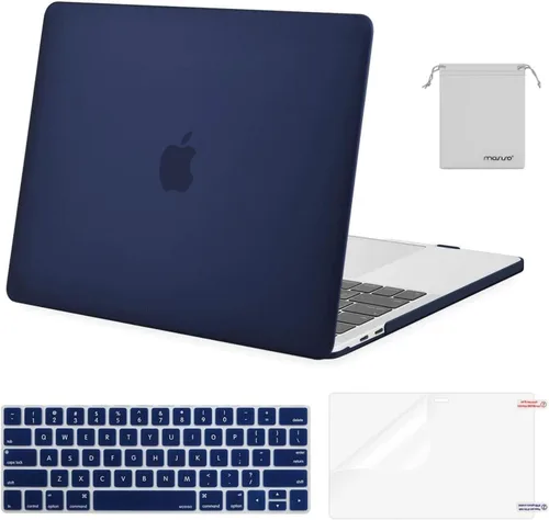 Vista 27 de MOSISO - Carcasa rígida de plástico, cubierta de teclado, protector de pantalla y bolsa de almacenamiento para MacBook Pro 13 pulgadas/33 cm