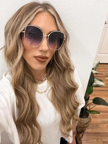 Vista 4 de DIFF Lonna - Gafas de sol ligeras de gran tamaño para mujer