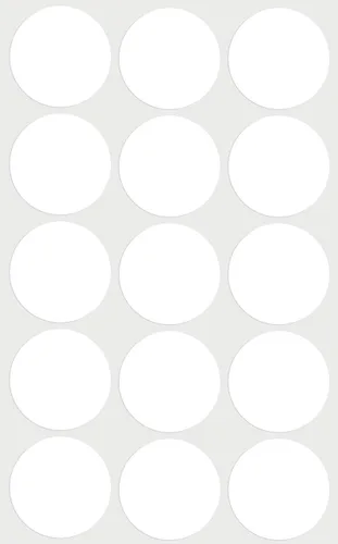 Vista 7 de Royal Green Etiqueta adhesiva redonda – Hojas adhesivas permanentes de 1.25 pulgadas para marcar y etiquetar – Negro (5 hojas – 75 unidades)