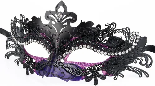 Vista 17 de Hoshin - Máscara para Baile de Máscaras, Decoraciones de Mardi Gras, Máscaras Venecianas para Mujeres