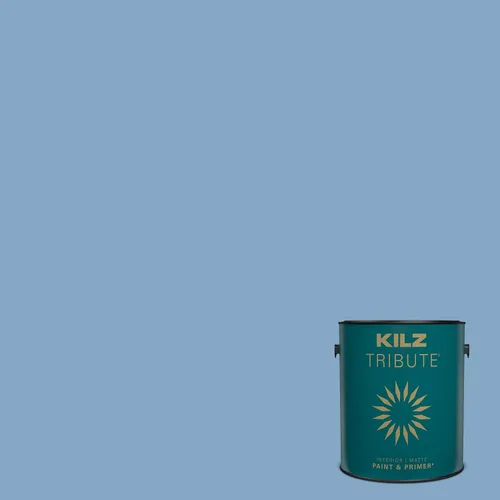 Vista 46 de KILZ TRIBUTE Pintura e Imprimación, Interior, Muestra de Color, Almost Aqua, 8 Onzas