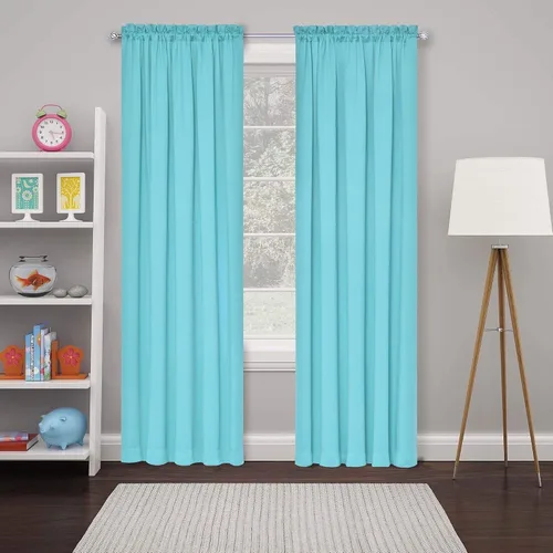 Vista 15 de Eclipse Cortina Sólida Thermapanel para Oscurecer la Habitación con Bolsillo para Barra, Cortina de Ventana para Dormitorio y Sala de Estar