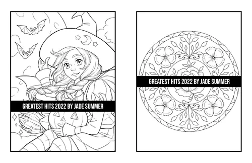 Vista 37 de Greatest Hits An Adult Coloring Book with the 100 Best Pages from the Jade Summer Collection