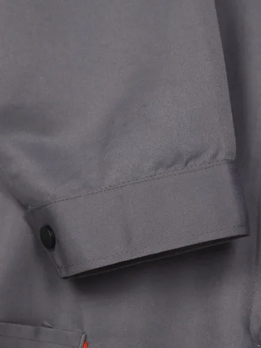 Vista 5 de Overol de manga larga con cremallera frontal para hombre, uniforme mecánico, múltiples bolsillos, ropa de trabajo