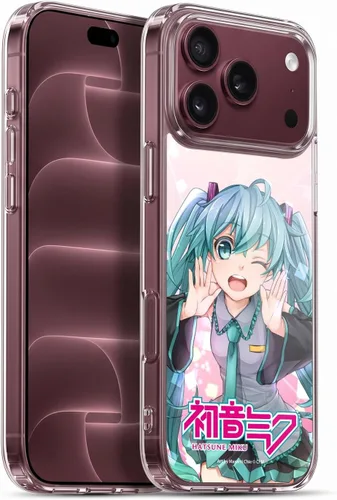 Vista 176 de Head Case Designs Licencia Oficial Hatsune Miku Gráficos Lindos Carcasa de Gel [Protección de Grado Militar] Compatible con Apple iPhone 7 CUTE