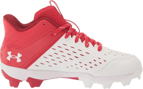 Vista 6 de Under Armour Zapato de béisbol unisex Leadoff Mid Junior de goma moldeada