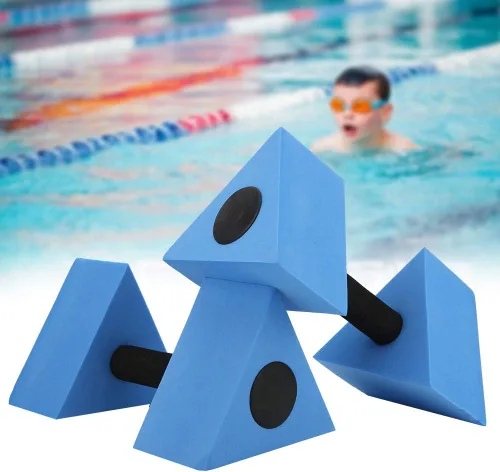 Vista 6 de Alvinlite Mancuernas de agua, pesas para ejercicio acuático, equipo de fitness para hombres, mujeres, niños, pérdida de peso, deportes acuáticos