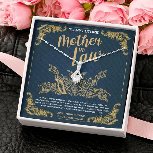 Vista 2 de Shine Attraction To My Amazing Mother In Law Necklace From Daughter In Law or Son In Law, Best Mother's Day Gift For Mother In Law, Birthday