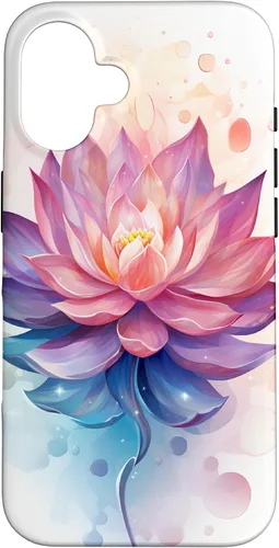 Vista 32 de Funda con ilustración de flor de loto para iPhone 17