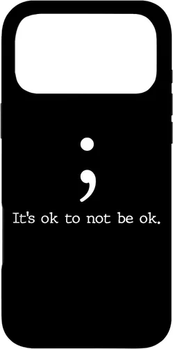 Vista 21 de Mental Health Awareness Shirts Semicolon Quote Gift Case for iPhone 17