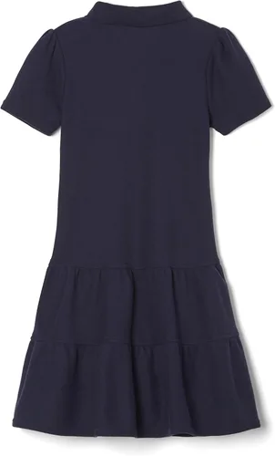 Vista 4 de French Toast Girls' Ruffle Pique Polo Dress