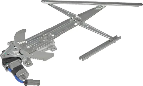 Vista 3 de Dorman 741-014 regulador de vidrio del lado del chofer, delantero, con motor, para Chevrolet, GMC, Isuzu, Lado de conductor (izquierdo), Negro