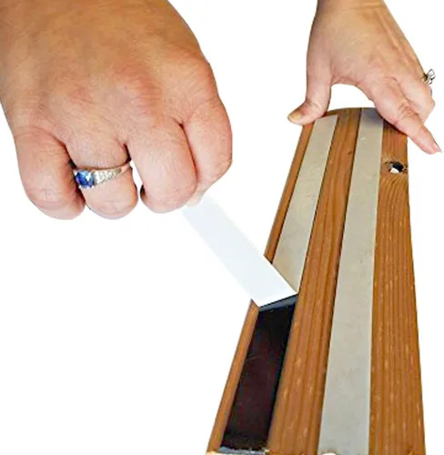 Vista 3 de Rockin' Wood Peel & Stick - Paneles de madera de granero reciclada rústica, madera real, tablones de pared rústicos, fácil instalación