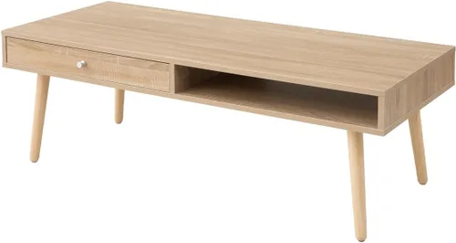 Vista 19 de EMOOR Mesa auxiliar plegable de madera rectangular mediana (17.7 x 31.5 pulgadas), gris claro, mesa baja para sentarse en el suelo, espacio pequeño