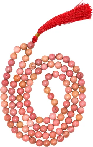 Vista 86 de Collar y Pulsera de Cuentas de Oración Japa Mala de Amazing Gemstone, 108 Cuentas para Meditación turquesa (African Turquoise)