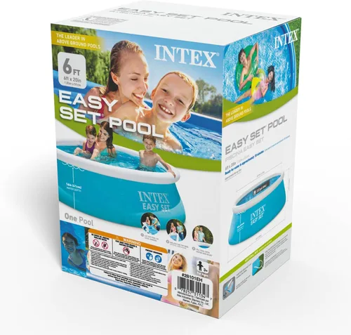 Vista 7 de INTEX Easy Set - Anillo inflable de 6 x 20 pulgadas para piscina sobre