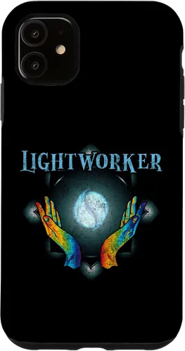 Vista 8 de Funda para iPhone 16 Energy Chakra Holistic Healing Hands Lightworker Reiki