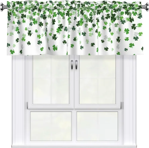 Vista 40 de Cenefa de estrella del oeste de Texas para ventana, rústica, granja, granero, cocina, cenefa de ventana rural vintage con bolsillo para barra