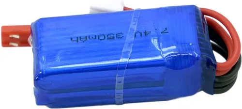 Vista 4 de 2 unids 7.4 V 2S 350 mAh 20C LiPo batería JST enchufe para RC modelo micro avión helicóptero Quadcopter Drone