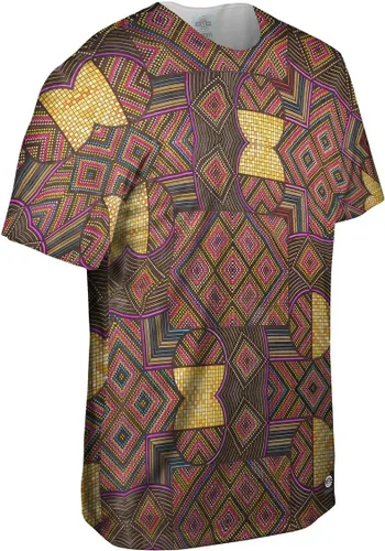 Vista 3 de Yizzam - Eugene Andolsek - Just Folk African Cloth - Camiseta para hombre