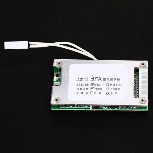 Vista 2 de 10S 36V 30A W/Equilibrio Li-ion Batería de litio Junta PCB Junta con función de equilibrio para coche eléctrico, asistente de energía eléctrica Coche