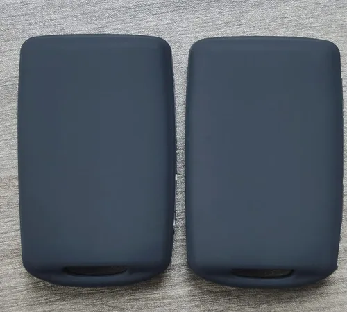 Vista 3 de 2 piezas 4 botones Funda de llave inteligente de silicona Compatible con 2023 2022 2021 2020 2019 Mazda 3 6 CX-30 CX-5 CX-9 CX-50 (Negro)
