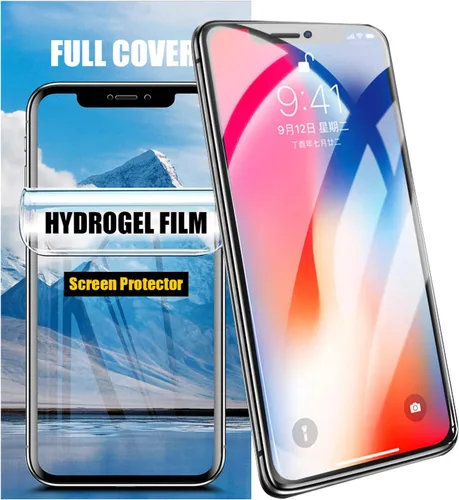 Vista 10 de LOOKSEVEN Paquete de 3 películas de hidrogel para iPhone 7, iPhone 8, iPhone SE2 2020, iPhone SE3 2022, protector de pantalla de TPU suave