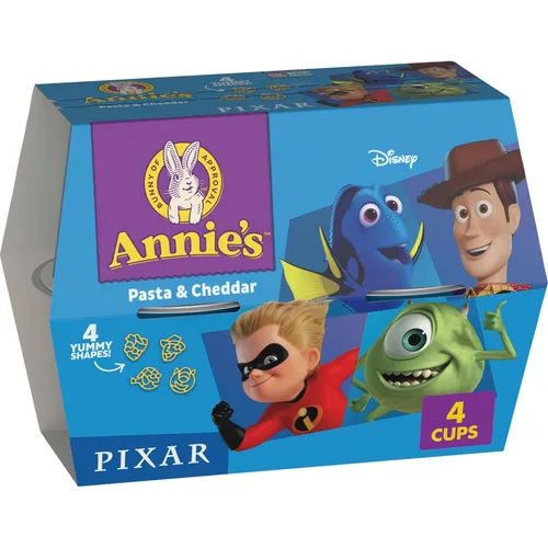 Vista 6 de Annie's Disney Mickey and Friends, macarrones y queso para microondas, 4 tazas, 7.48 onzas