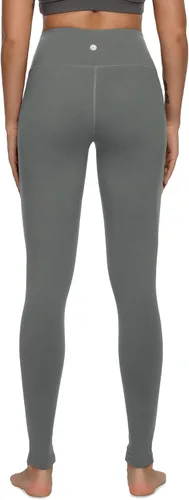 Vista 2 de QUEENIEKE Leggings de yoga de cintura alta con 2 bolsillos para mujeres y niñas, control de abdomen, levantamiento de glúteos, no se transparenta
