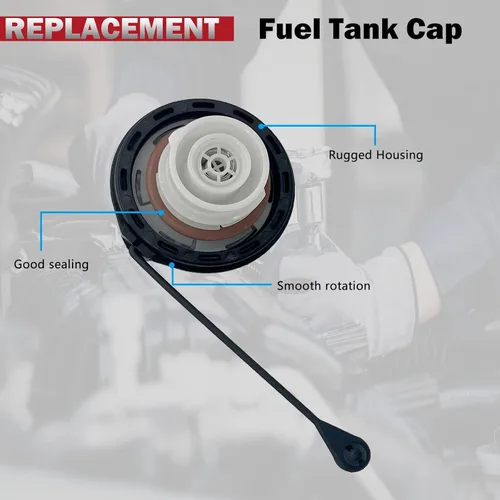 Vista 2 de Tapa de Relleno del Depósito de Combustible Compatible con Ford Crown Victoria E-150 Wagon Econoline E-250 E-350 Super Duty E-450 Escape Expedition