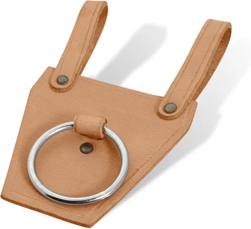 Vista 10 de Armory Replicas - Soporte de hacha de batalla vikingo medieval forjado a mano - Funda de cinturón de arma de cuero bovino funcional para disfraz